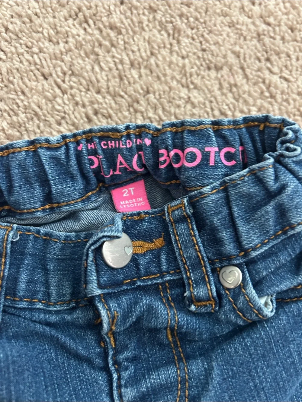 Children’s Place 2T jeans adjustable waistband